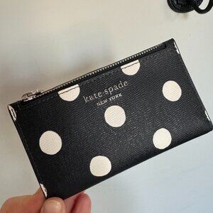Kate Spade Morgan Sunshine Dot Slim Bifold Wallet